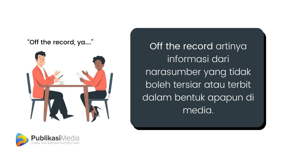 off the record artinya