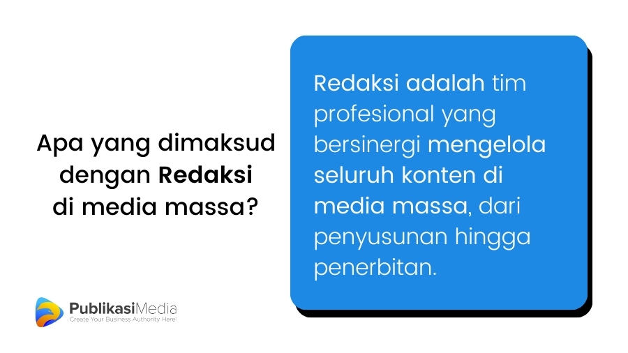 redaksi adalah