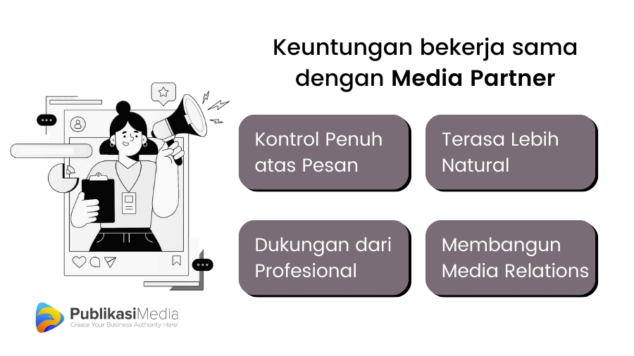 keuntungan media partner